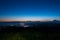 Shonandaira Hills and Mount Fuji at dusk
