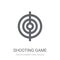 Shooting game icon. Trendy Shooting game logo concept on white b