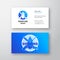 Shooting Range Abstract Vector Logo and Business Card Template. Crossed Riffle, Sword and Arrow Head Sillhouettes in a