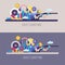 Shooting Skeet. A professional sport. Set of design elements. Vector illustration.