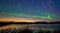 Shooting star meteor Aurora borealis Northern lights