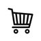 Shop cart icon, buy symbol. Shopping basket icon â€“ for stock