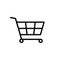 Shop cart icon symbol online basket vector