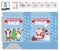 shop christmas sale package template. flat style