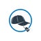 Shop Hat logo design vector illustration, Creative Hat logo design concept template, symbols icons