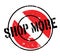 Shop More rubber stamp