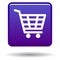 Shop now icon violet color button