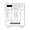 Shop Receipt template vector