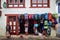 Shop selling colourful backpacks and other hiking related gears equipment along Everest Base Camp