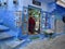 Shop selling souvenirs, books and postcards in Morocco.