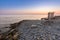 Shop on the stony shore of the Black Sea