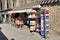 Shop of tourist souvenirs in the fortified city of Carcassonne