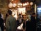 Shop vendor selling shining lanterns in khan el khalili souq