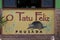 Shop wall of an armadillo in the small quaint town of  CaetÃª-AÃ§u, Chapada Diamantina, Brazil