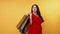 shopaholic woman plus size fashion overweight lady