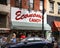 Shoppers in front of the family-owned business Economy Candy, the oldest candy store in New York