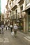 Shoppers in streets of historic Toledo, Spain