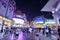 Shoppers and visitors crowd the famous Dongmen Pedestrian Street. Dongmen is a shopping area of Shenzhen