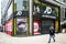 Shoppers wearing face masks outside JD sports  flagship store, Oxford Street London