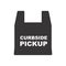 Shopping Bag with Curbside Pickup Inscription