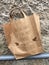 Shopping bag with funny text