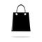 Shopping bag icon. flat design best logo. vector illustration