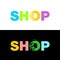 Shopping bag logo design vector. Online shops icon.