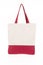 Shopping bag made with woven fabric