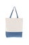 Shopping bag made with woven fabric