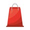 Shopping bag paper marketing icon