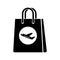 Shopping bag, shop, sale, store, duty free black icon