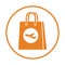 Shopping bag, shop, sale, store, duty free vector icon