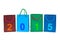 Shopping bags and numbers 2015