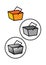 Shopping basket icons