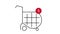 Shopping basket - on line shopping video - super sales logo