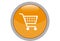 Shopping basket trolley icon for simple ui design. Shop, background.