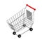 Shopping Cart or Basket as Container for Storing Products Vector Isometric Illustration