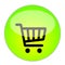 Shopping Cart Button Symbol Icon Monogram