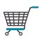 Shopping cart commerce isolated