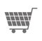 Shopping cart commercial icon