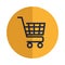 shopping cart commercial isolated icon