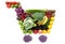 Shopping cart groceries icon