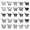 Shopping Cart icon set