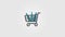 Shopping cart infographic animation. This model uses icons related to marketing, shopping, business, selling, production