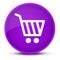 Shopping cart luxurious glossy purple round button abstract