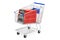 Shopping cart with multi-process welder, 3D rendering