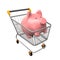 Shopping Cart Piggy Bank