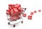 Shopping Cart Sale Cubes