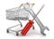 Shopping Cart with Tools (clipping path included)