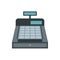 Shopping cash register icon, flat style